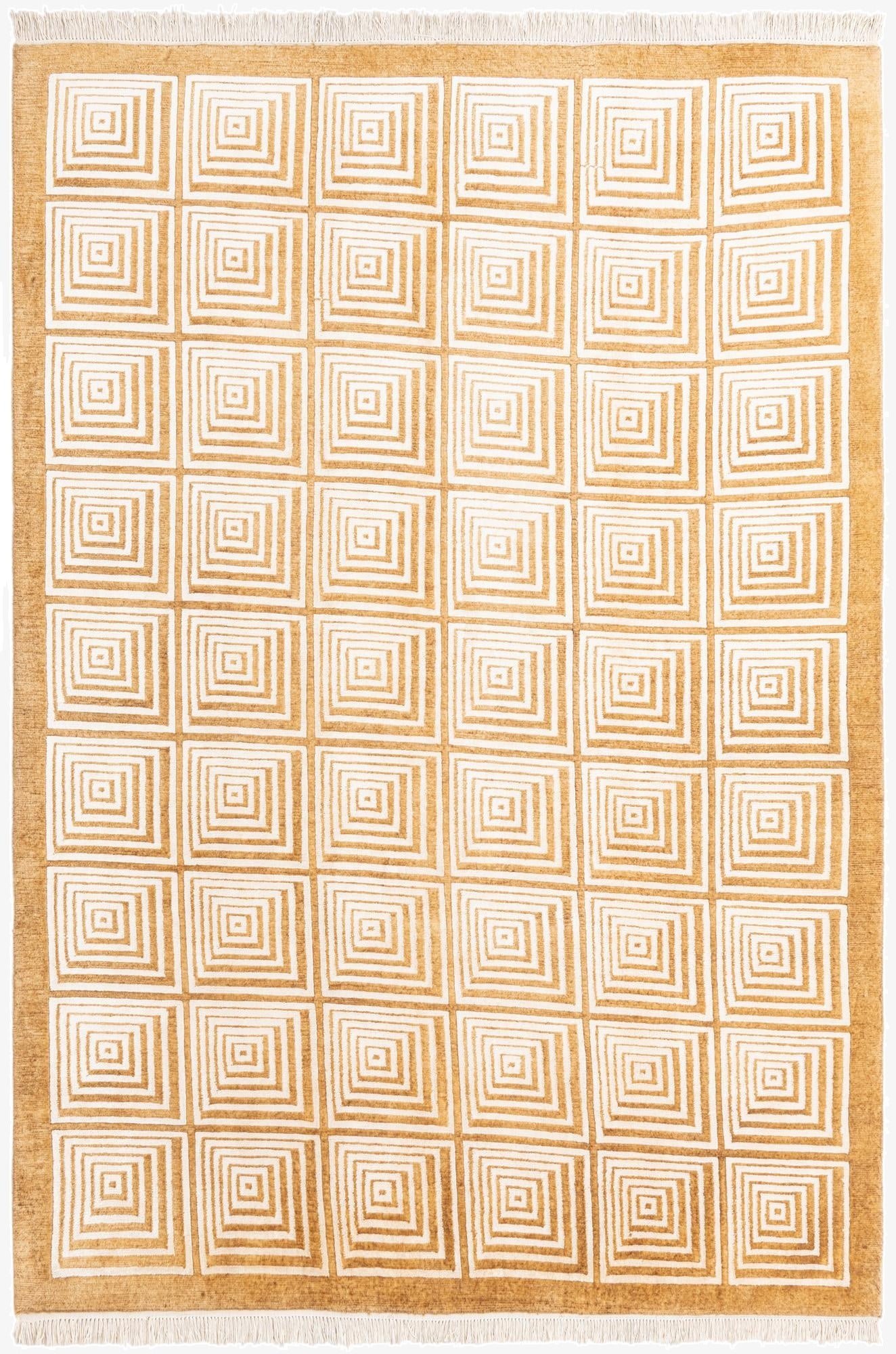 6' 8 x 9' 6  Hand Knotted Darya Wool Rug