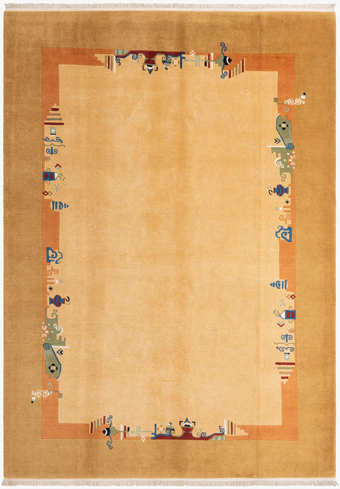 8' 2 x 11' 3  Hand Knotted Darya Rug