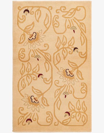 2' 9 x 4' 7 Hand Knotted Darya Wool Rug