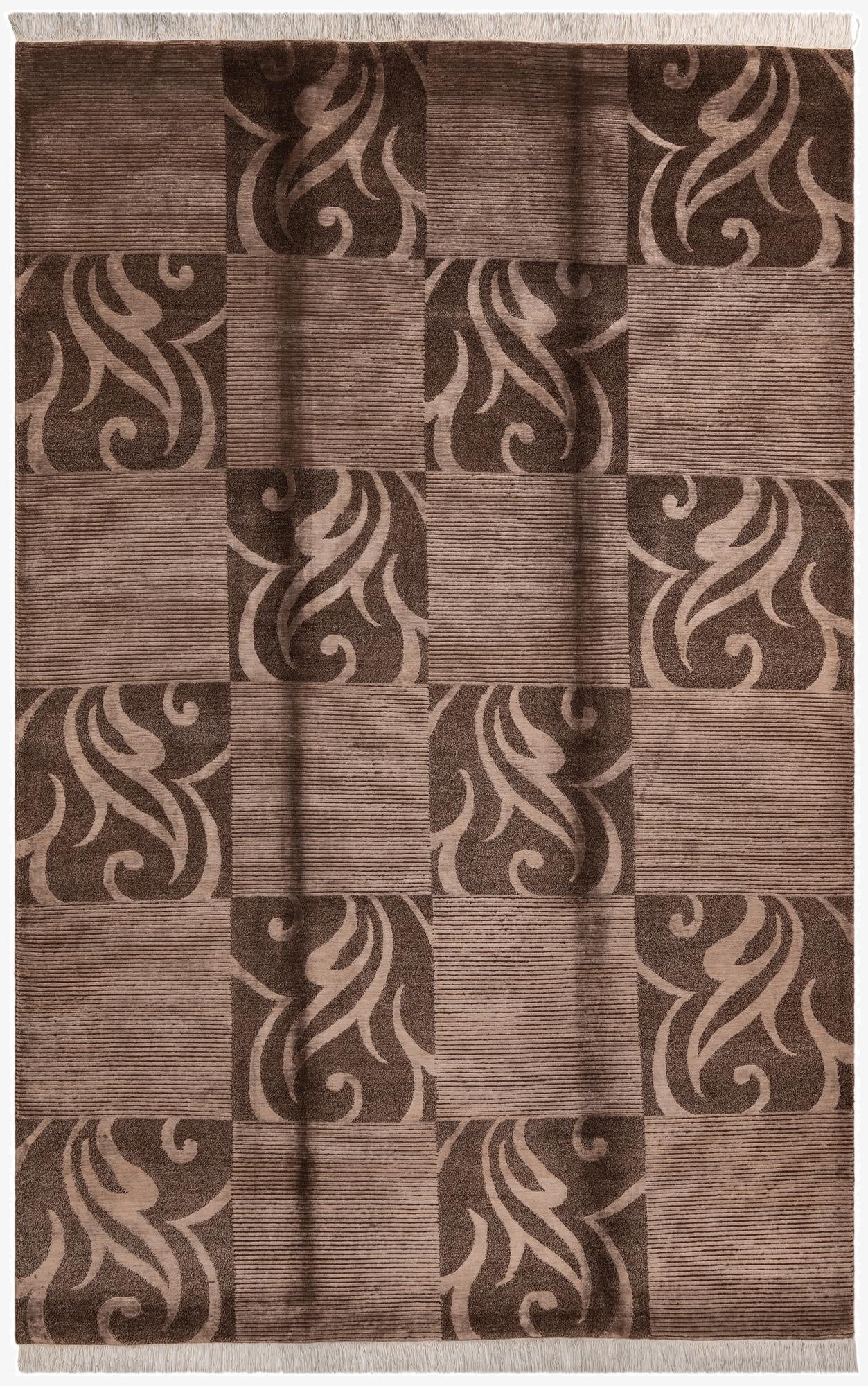 6' 8 x 10' 4  Hand Knotted Darya Wool Rug