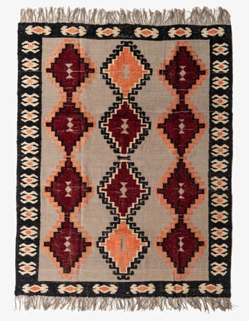 8' x 10' Hand Knotted Darya Wool Rug