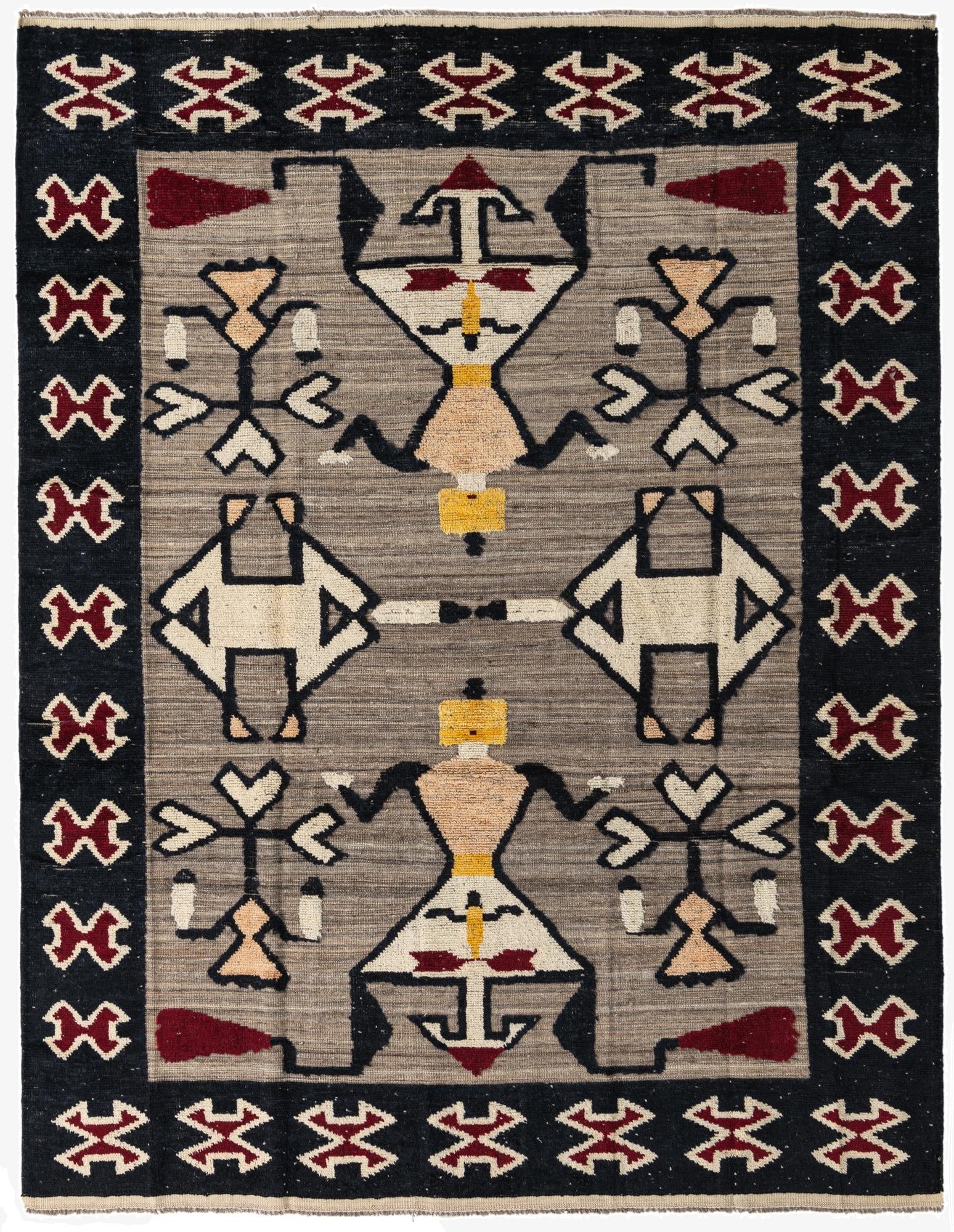 Primary image 7' 9 x 10' 4  Hand Knotted Darya Wool Rug