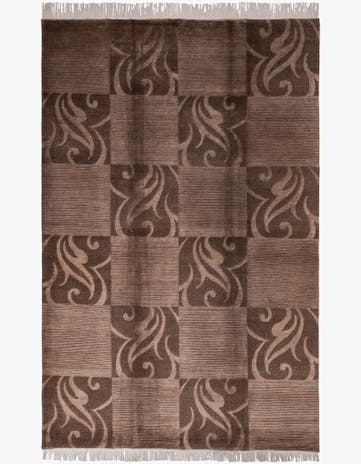 6' 8 x 10' 3 Hand Knotted Darya Wool Rug