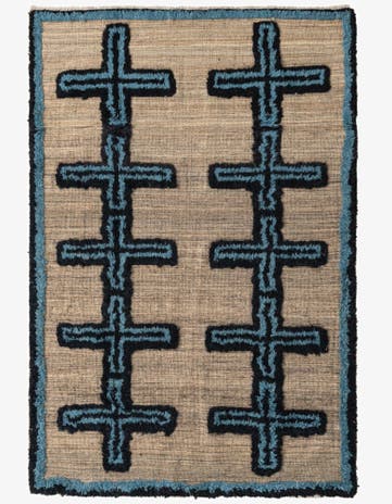 4' 10 x 7' 1 Hand Knotted Darya Wool Rug