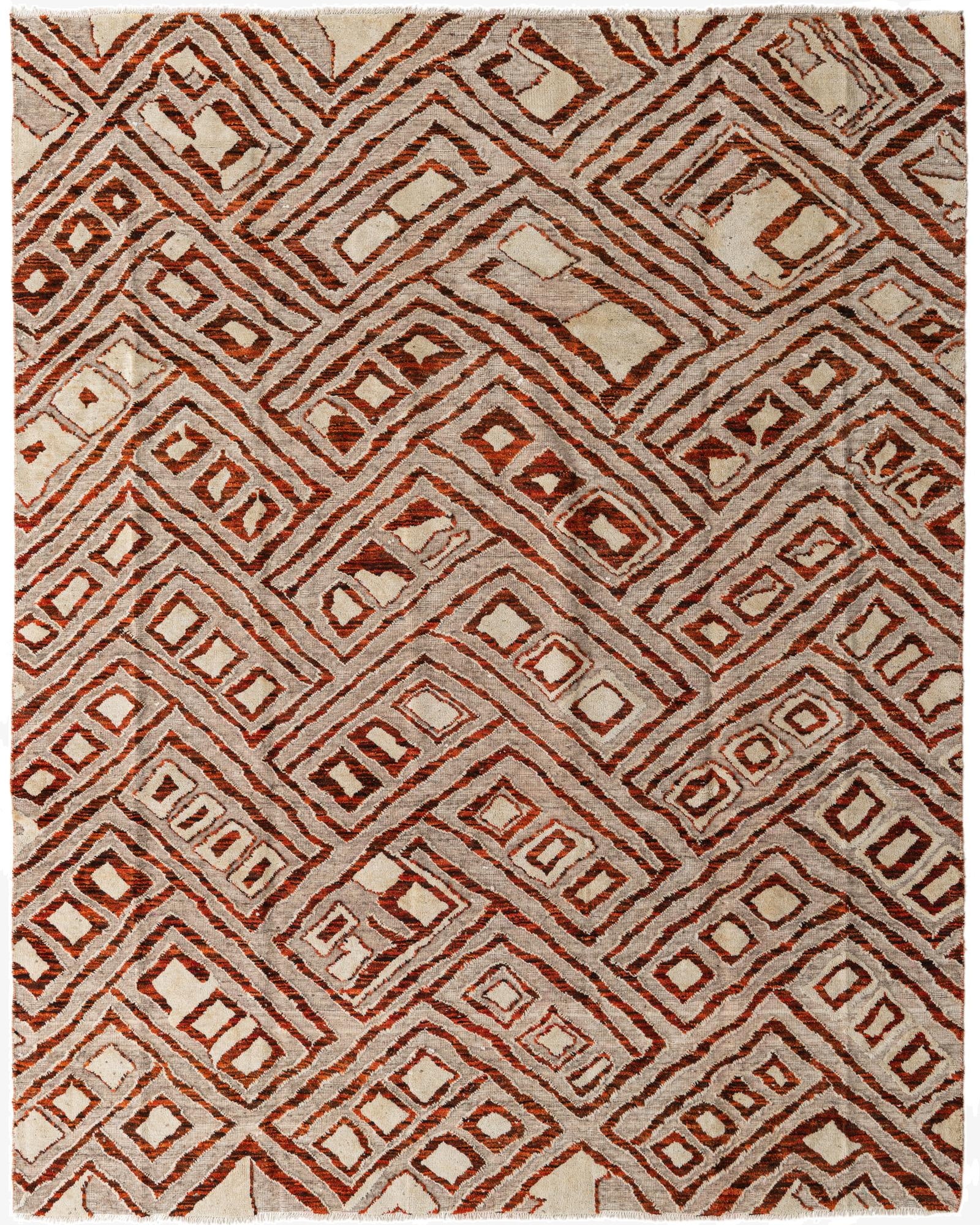 8' x 10' 2  Hand Knotted Darya Wool Rug