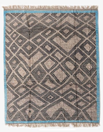 8' 1 x 9' 9 Hand Knotted Darya Wool Rug