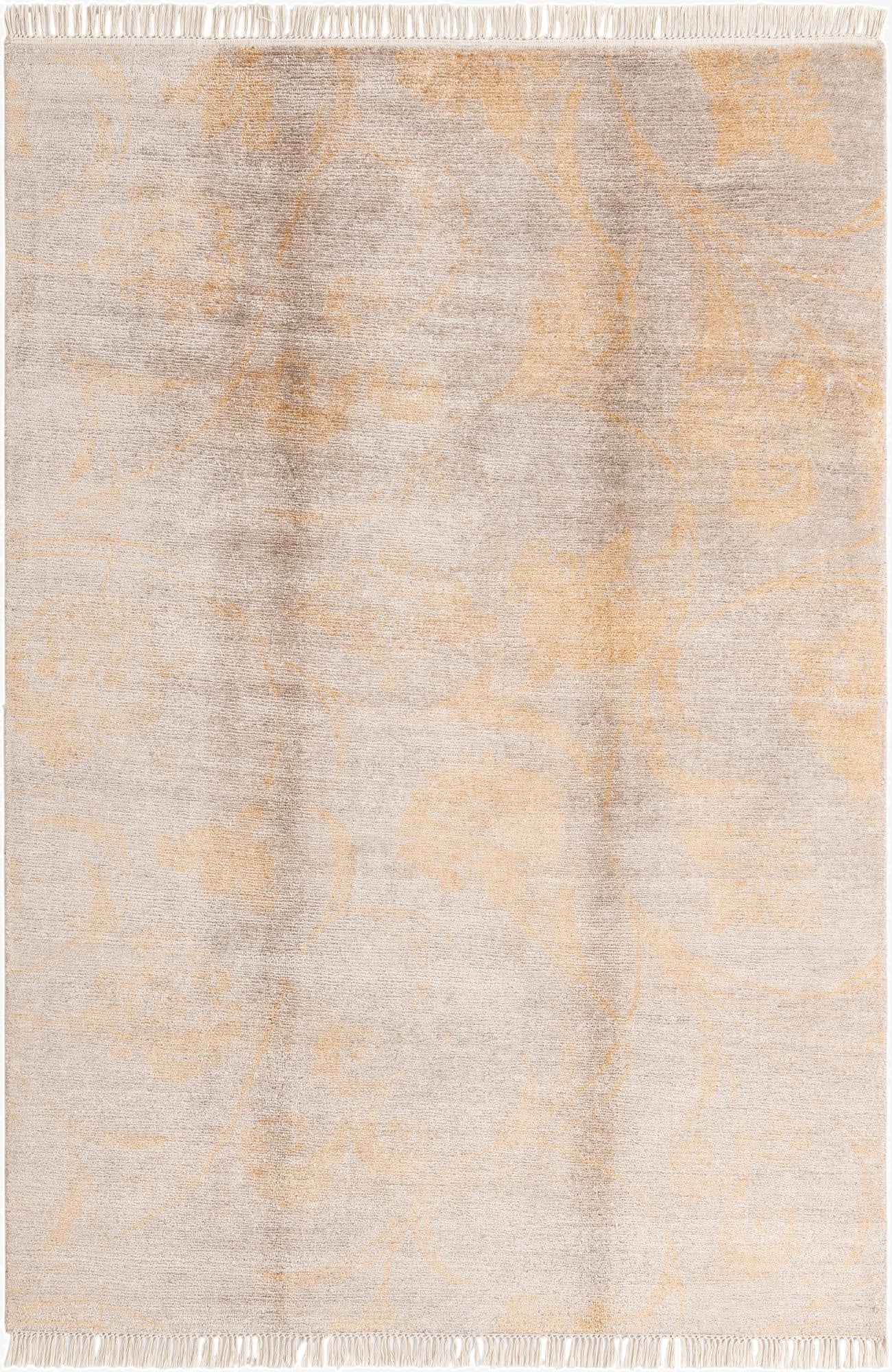 5' 3 x 7' 7  Hand Knotted Darya Wool Rug