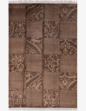 6' 9 x 10' 2 Hand Knotted Darya Wool Rug