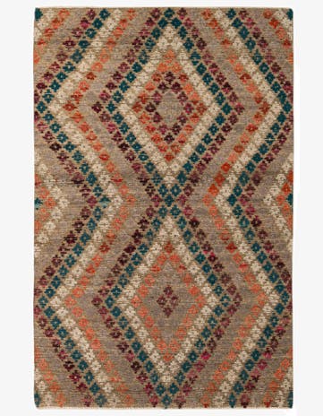 5' 7 x 8' 7 Hand Knotted Darya Wool Rug
