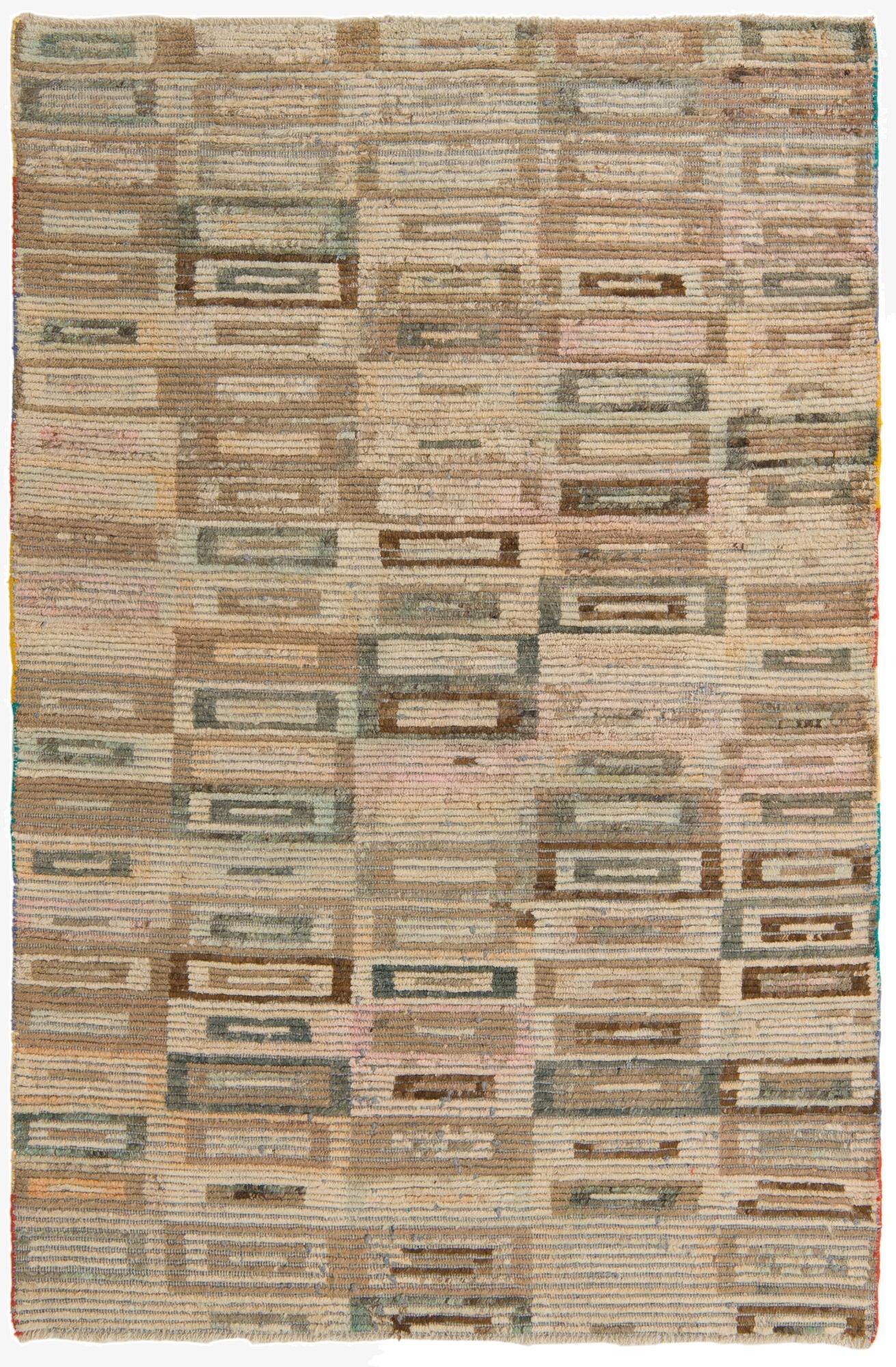 5' x 7' 8  Hand Knotted Darya Wool Rug