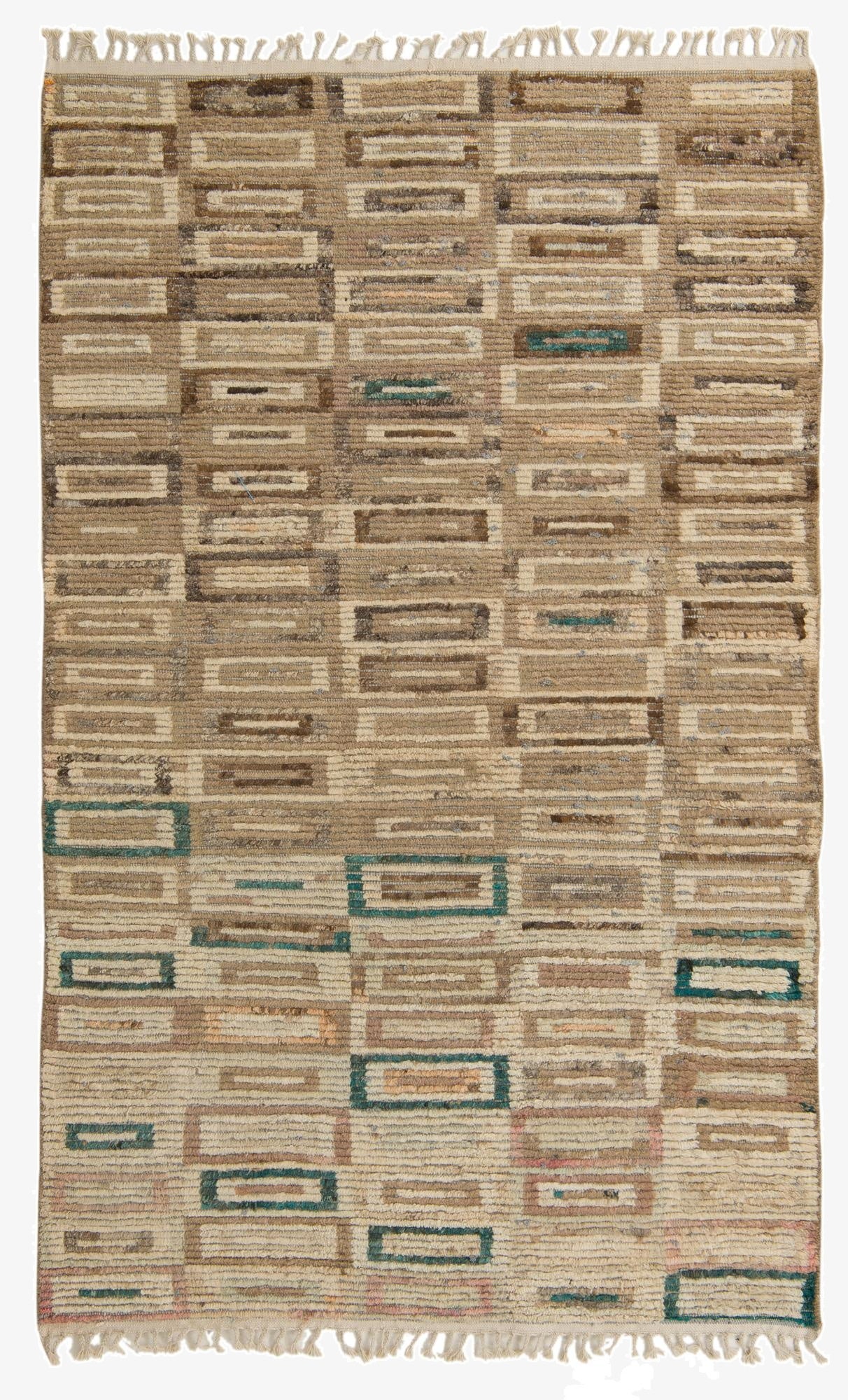 5' 4 x 8' 7  Hand Knotted Darya Wool Rug