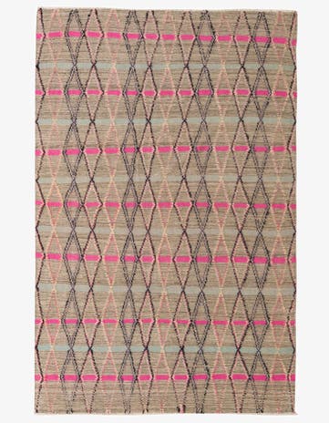 6' 5 x 9' 10 Hand Knotted Darya Wool Rug