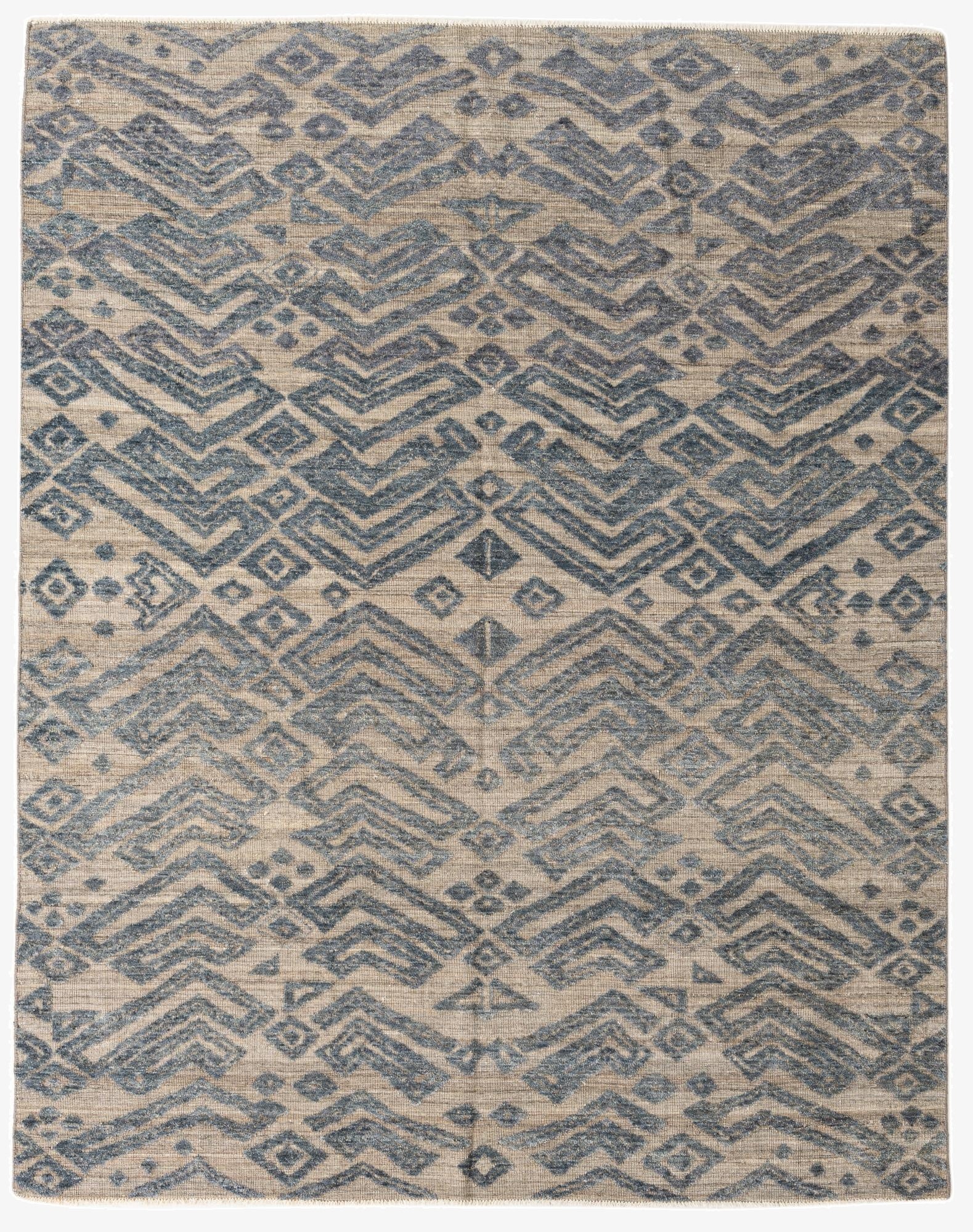8' x 10' 1  Hand Knotted Darya Wool Rug