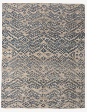 8' x 10' 1 Hand Knotted Darya Wool Rug