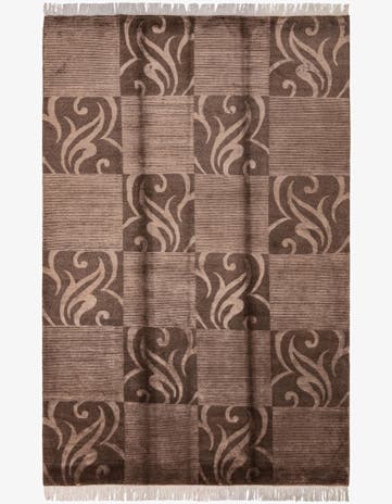 6' 8 x 10' 1 Hand Knotted Darya Wool Rug