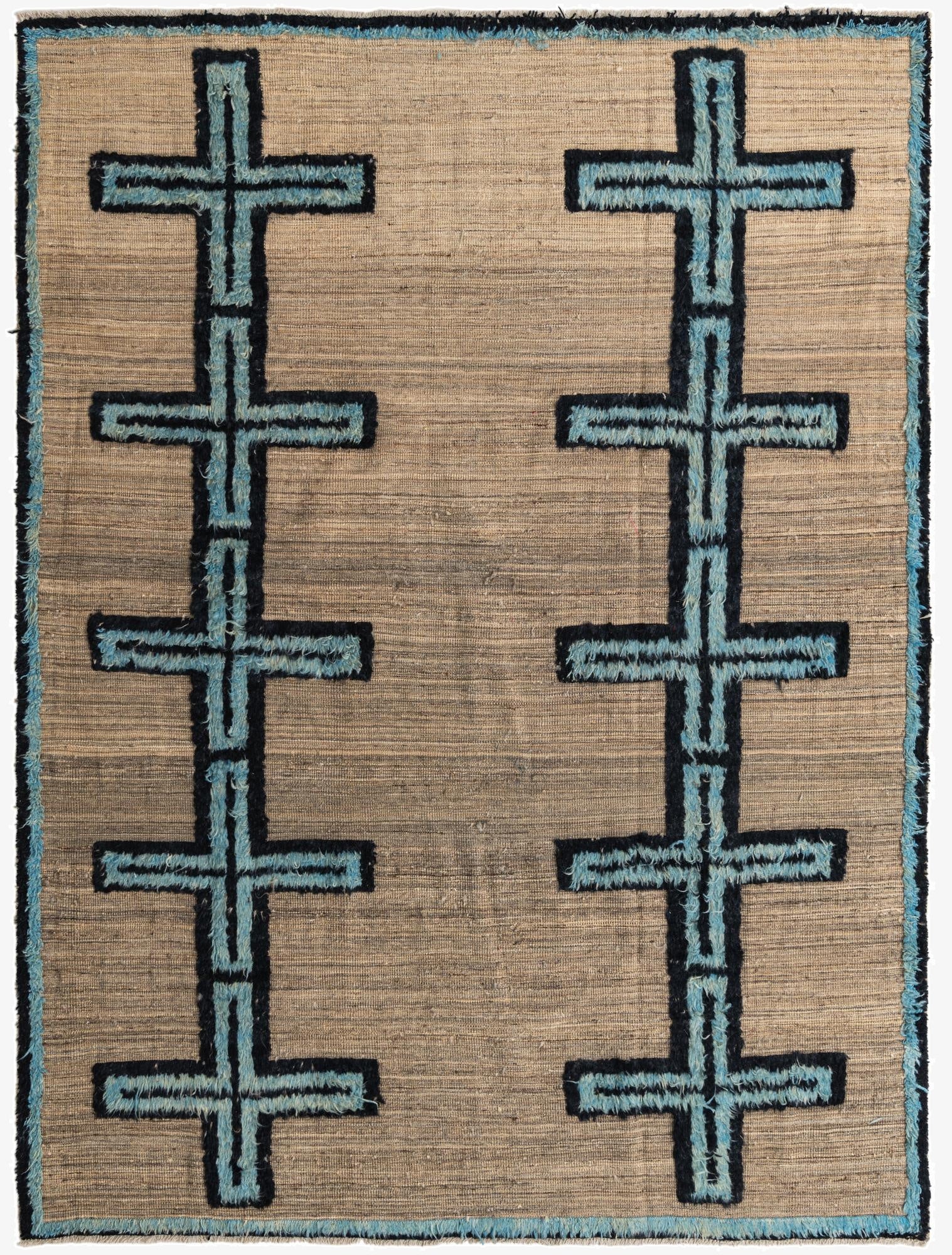 7' 9 x 10' 3 Hand Knotted Darya Wool Rug