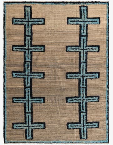 7' 9 x 10' 3 Hand Knotted Darya Wool Rug