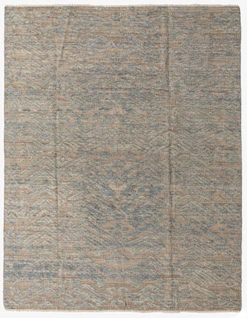 8' x 10' 3 Hand Knotted Darya Wool Rug
