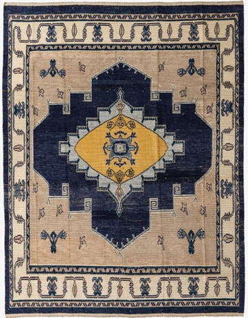 9' 4 x 12' 5 Hand Knotted Darya Wool Rug