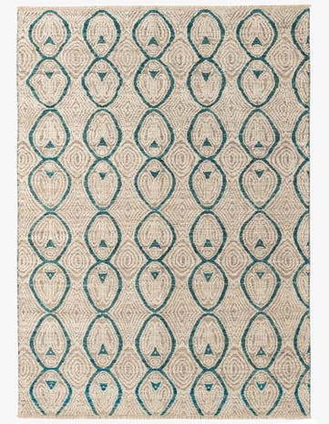 5' 6 x 7' 8 Hand Knotted Darya Wool Rug