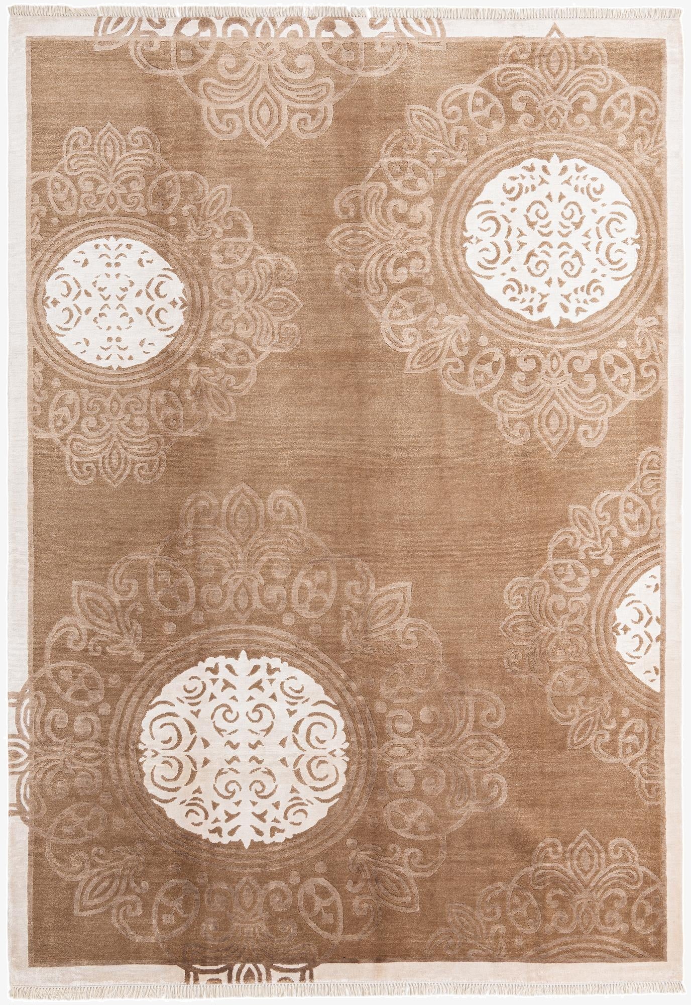 6' 9 x 10'  Hand Knotted Darya Wool Rug