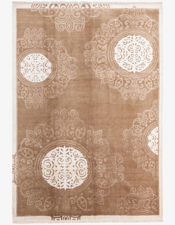 6' 9 x 10' Hand Knotted Darya Wool Rug