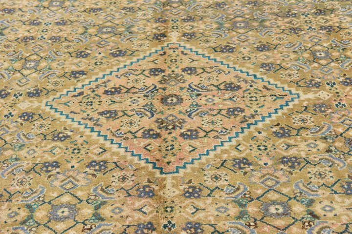 9' 10 x 13' 4 Hand Knotted Farahan Persian Wool Rug
