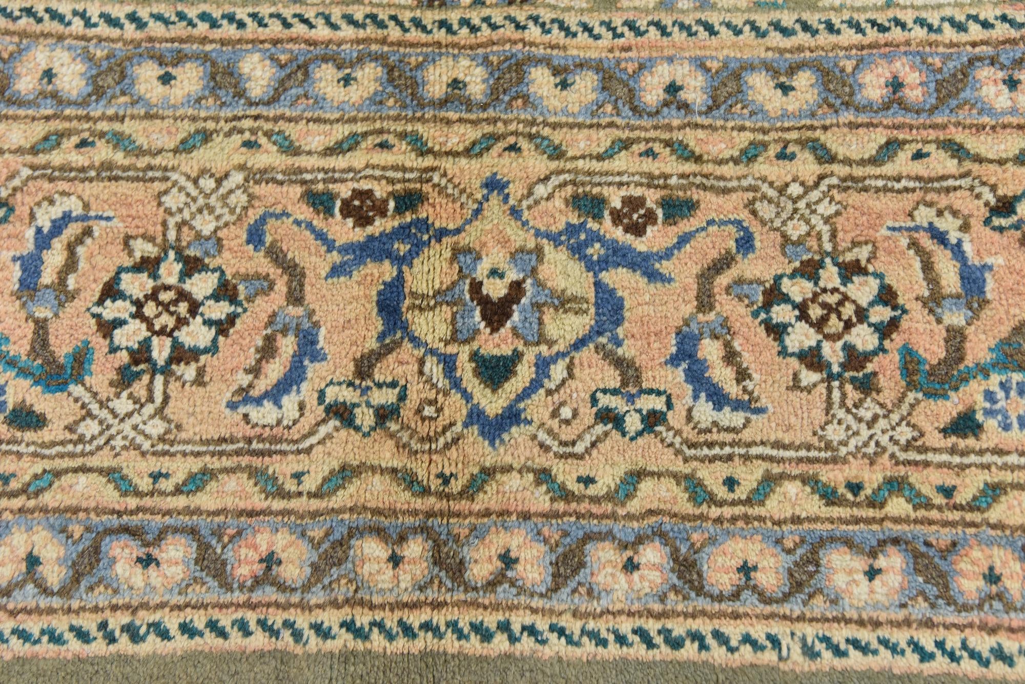 9' 10 x 13' 4 Hand Knotted Farahan Persian Wool Rug