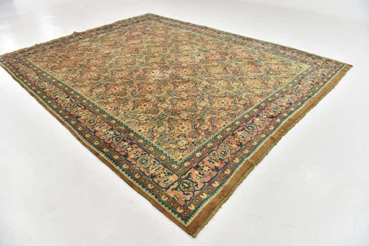 9' 10 x 12' 10 Hand Knotted Farahan Persian Wool Rug
