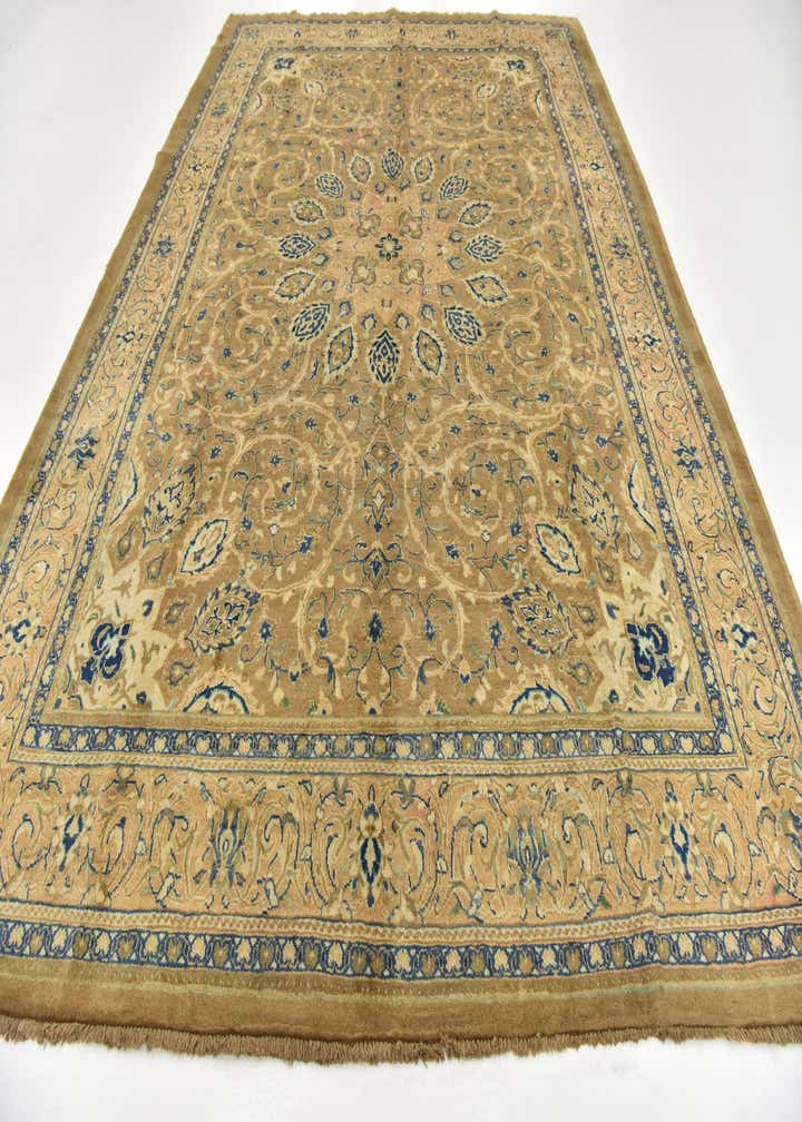 9' 9 x 13' 6 Hand Knotted Farahan Persian Wool Rug