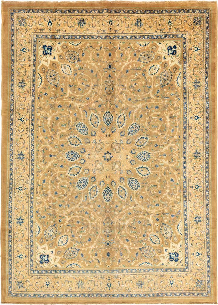 9' 9 x 13' 6 Hand Knotted Farahan Persian Wool Rug