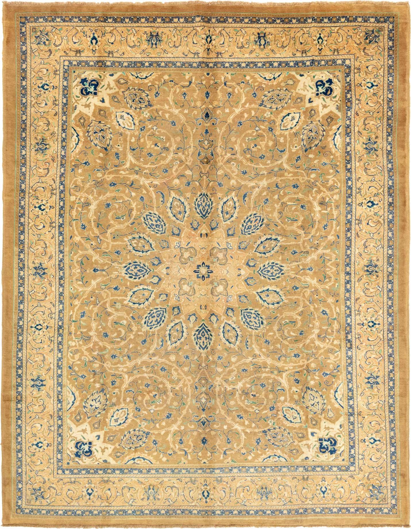 9' 9 x 13' 6 Hand Knotted Farahan Persian Wool Rug