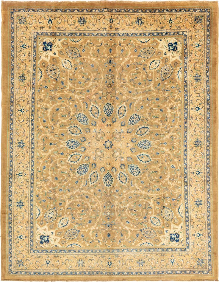 Detail image of 9' 9 x 13' 6 Hand Knotted Farahan Persian Wool Rug