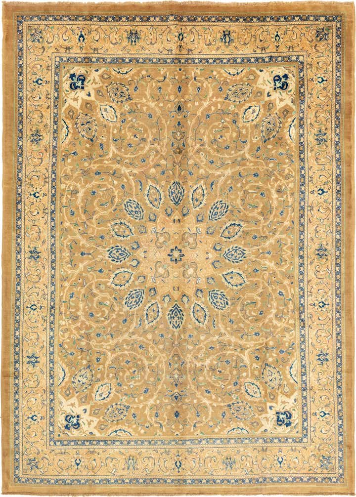 9' 9 x 13' 6 Hand Knotted Farahan Persian Wool Rug