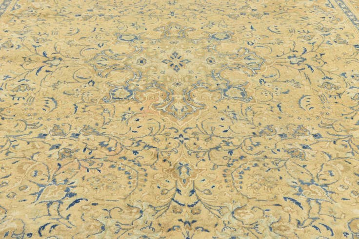 Detail image of 9' 8 x 12' 8 Hand Knotted Farahan Persian Wool Rug