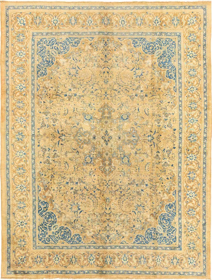 9' 8 x 12' 8 Hand Knotted Farahan Persian Wool Rug