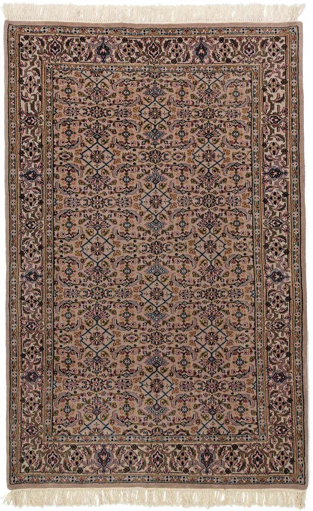 4' x 6' Hand Knotted Farahan Wool Rug