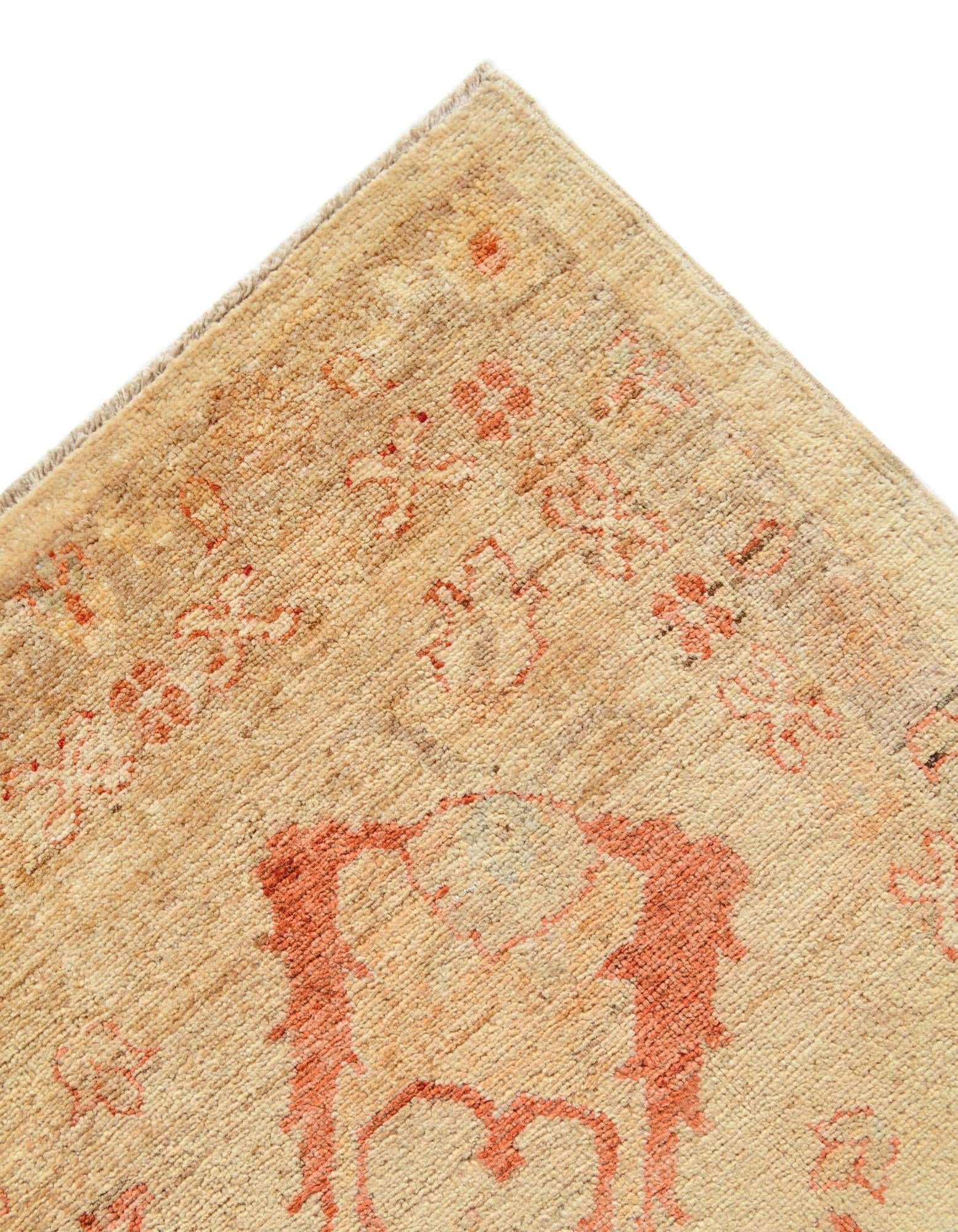 13' 9 x 17' 8 Hand Knotted Farahan Wool Rug