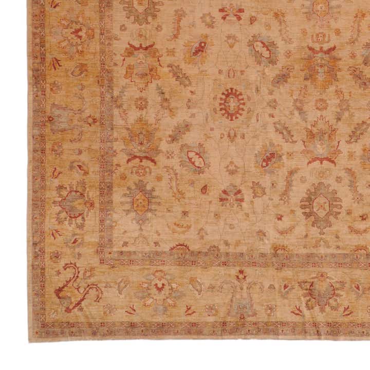 13' 9 x 17' 8 Hand Knotted Farahan Wool Rug