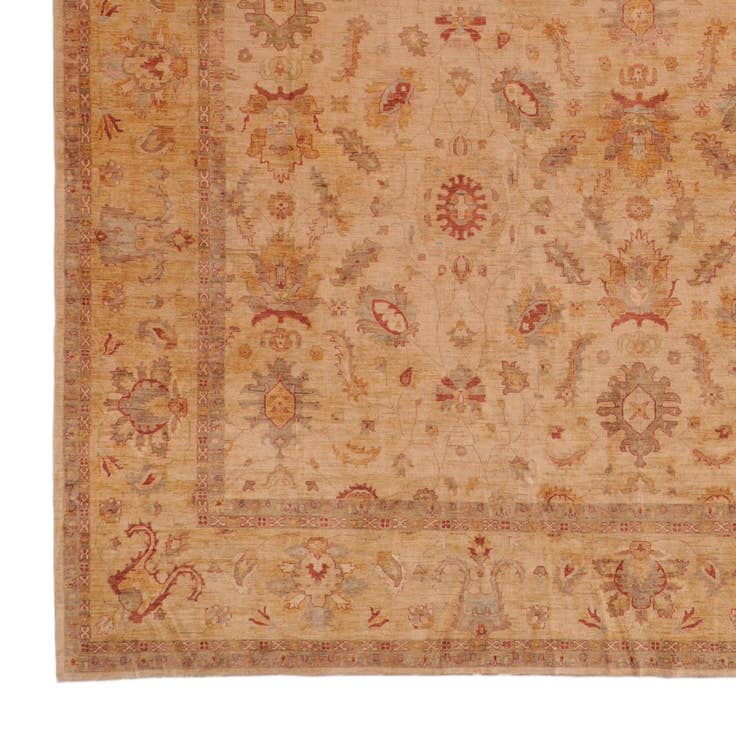 Detail image of 13' 9 x 17' 8 Hand Knotted Farahan Wool Rug