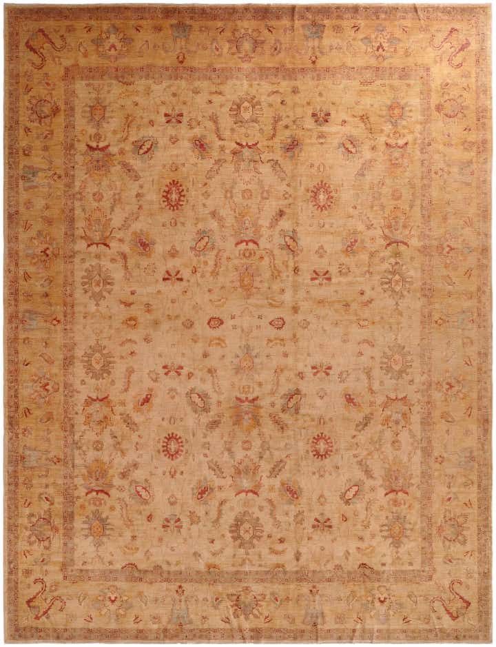 13' 9 x 17' 8 Hand Knotted Farahan Wool Rug