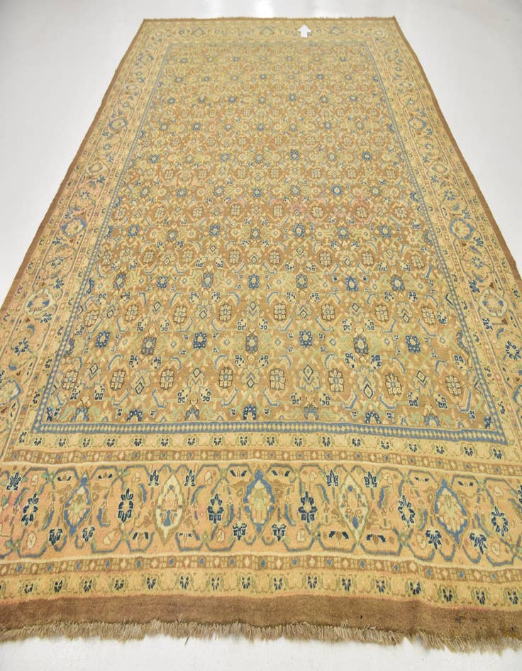 Detail image of 10' x 13' 2  Hand Knotted Farahan Persian Wool Rug