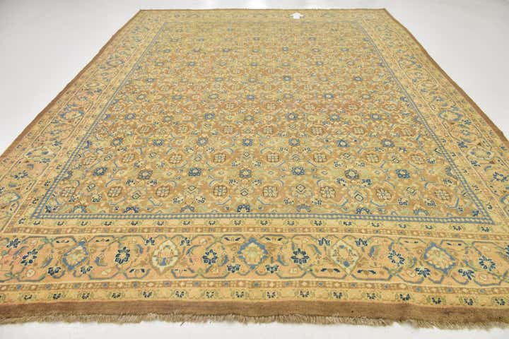 10' x 13' 2 Hand Knotted Farahan Persian Wool Rug