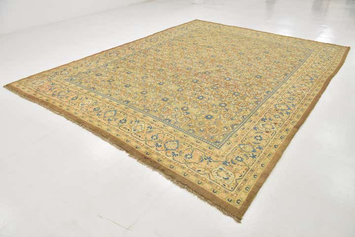 10' x 13' 2 Hand Knotted Farahan Persian Wool Rug