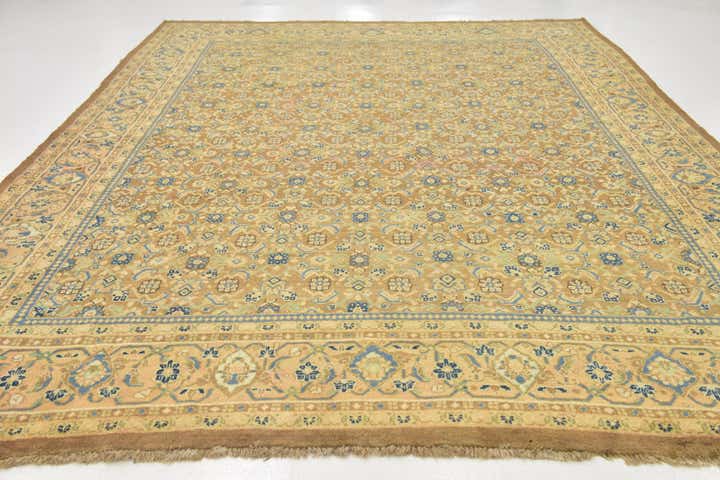 10' x 13' 2 Hand Knotted Farahan Persian Wool Rug