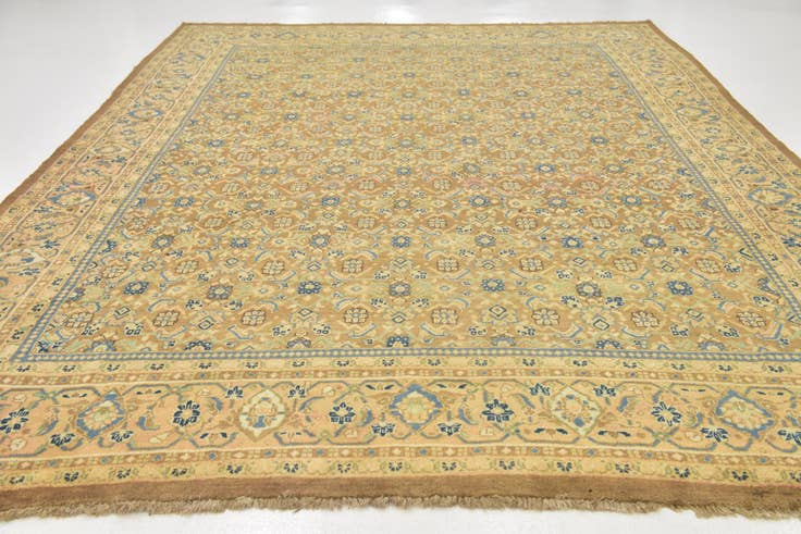 Detail image of 10' x 13' 2 Hand Knotted Farahan Persian Wool Rug