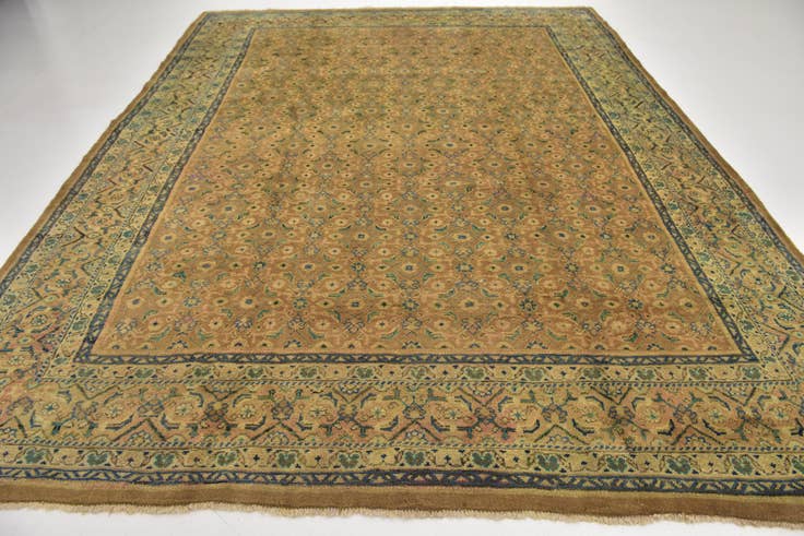 Detail image of 9' 9 x 13' 2 Hand Knotted Farahan Persian Wool Rug