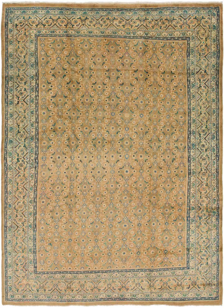 9' 9 x 13' 2 Hand Knotted Farahan Persian Wool Rug