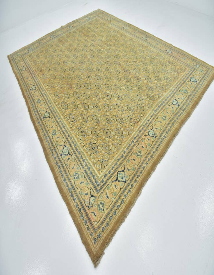 Detail image of 10' 5 x 13' 3  Hand Knotted Farahan Persian Wool Rug