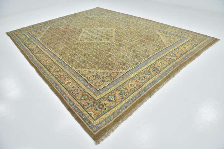 10' x 12' 10 Hand Knotted Farahan Persian Wool Rug